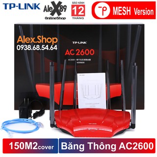 🔥10.10🔥[MESH VERSION] TP-Link 2600M WDR8690 Thiết Bị Phát Wifi 8 Râu 150m2 1 thiết bị- BH 12T