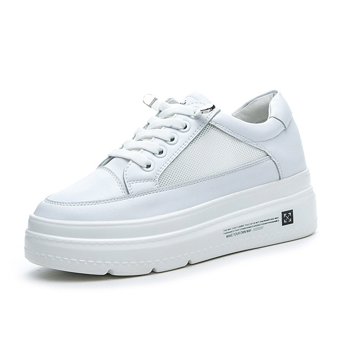 Giày Thể Thao Đế Dày Phối Lưới Màu Trắng Chất Liệu Da Size Nhỏ 31 32 33 Thời Trang Xuân Hè Cho Nữ | BigBuy360 - bigbuy360.vn