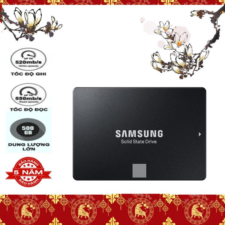 [Best Seller] Ổ cứng SSD Samsung 860 Evo 500GB 2.5-Inch SATA III (MZ-76E500BW) - Bảo Hành 1 Đổi 1