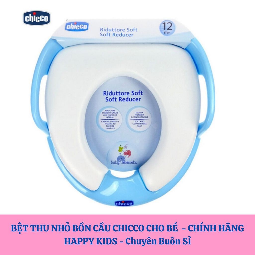 [Mã 267FMCGSALE giảm 8% đơn 500K] [CAO CẤP] Thu nhỏ bồn cầu Chicco , lót bồn cầu, bệ vệ sinh cho bé