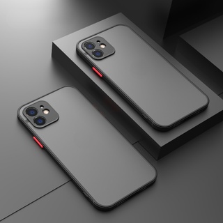 Ốp điện thoại silicone nhám trong suốt chống sốc thích hợp cho iPhone 13 12 11 Pro Max Mini X XS XR 7 8 Plus SE 2 2020