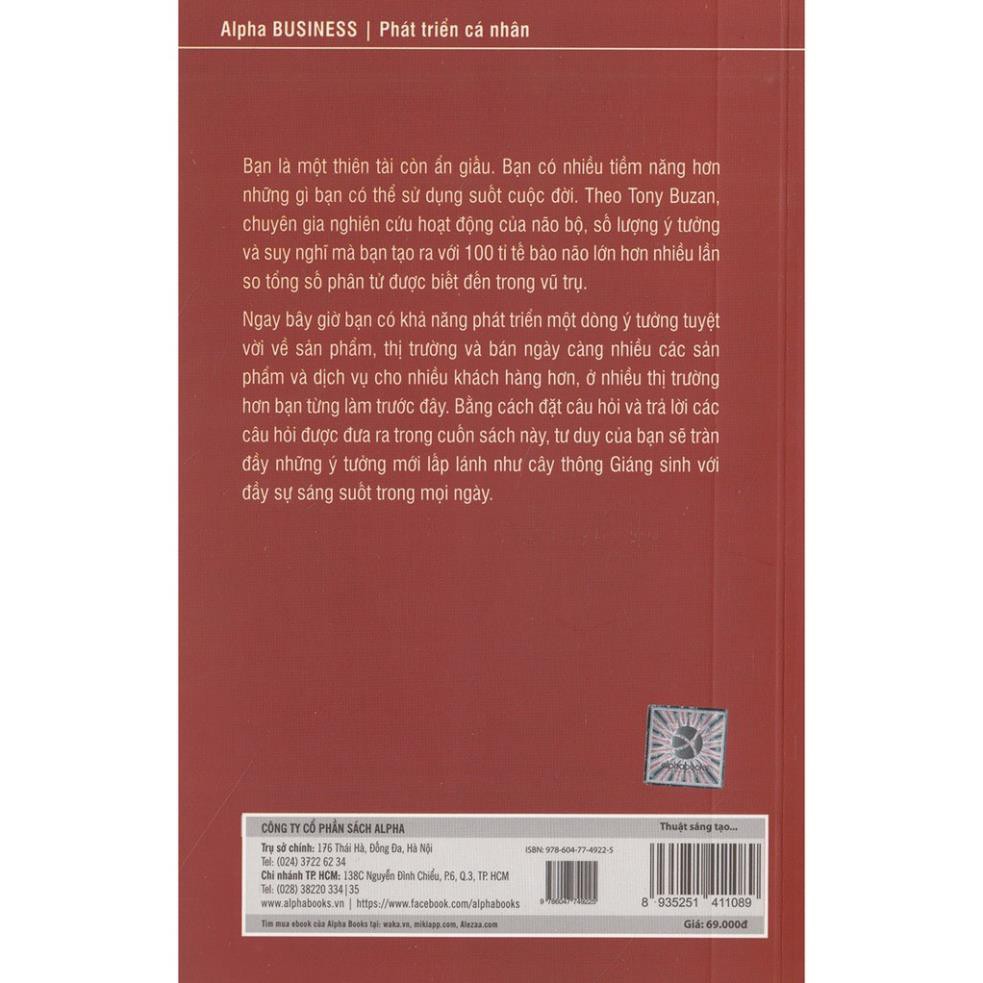 Sách - Thuật sáng tạo và giải quyết vấn đề  [AlphaBooks]