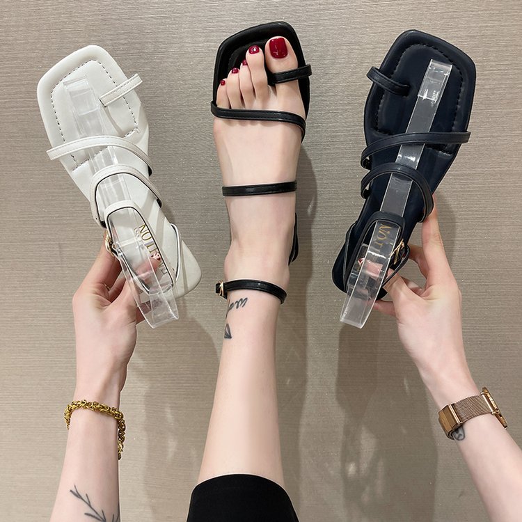 [ Mã 66CBSALE giảm 30K đơn 200K] Giày Xăng Đan Nữ Xỏ Ngón Đế Bệt Thời Trang | BigBuy360 - bigbuy360.vn