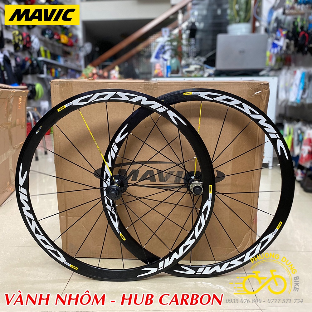 Bộ vành nhôm xe đạp road MAVIC COSMIC PRO 700Cx40mm  - CỐI NỔ TO
