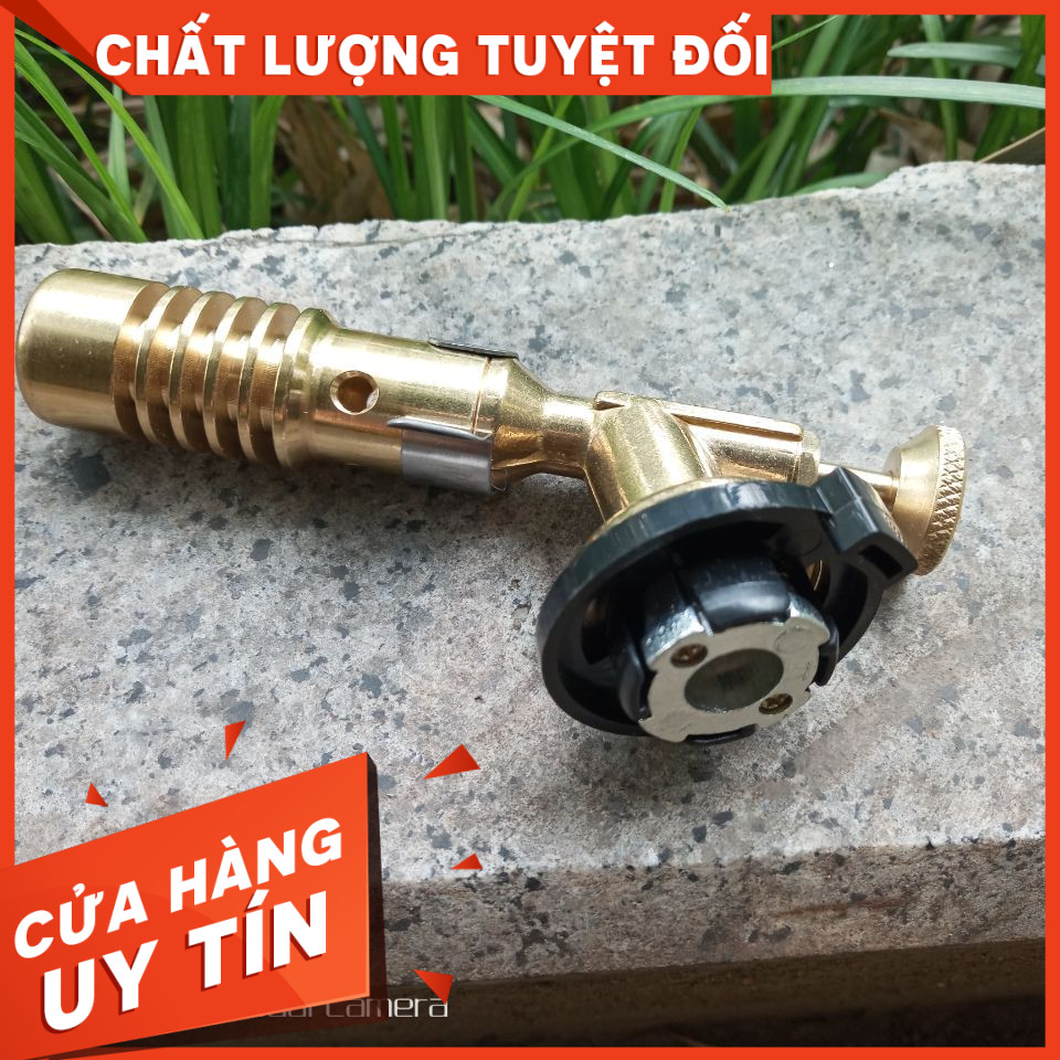 Đèn Khò Ga Mini Cầm Tay Đồng Nguyên Chất 100%