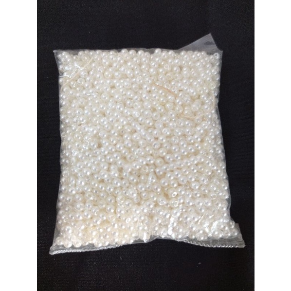Set  hạt ngọc trai trắng ngà có lỗ xuyên