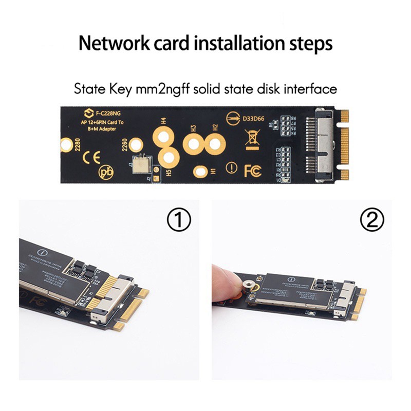 Thẻ Mạng Ngff B + M Bcm94360Cd / 2cs / Cs2 Specification 802.11ac | BigBuy360 - bigbuy360.vn