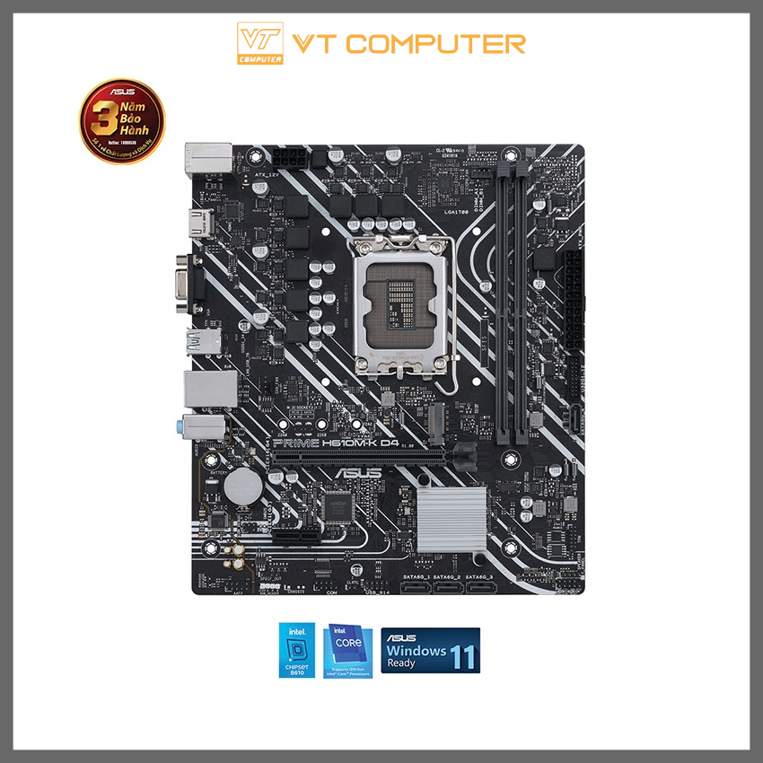 Bo Mạch Chủ Asus H610M / Socket 1700 / Bảo Hành 36 Tháng | BigBuy360 - bigbuy360.vn