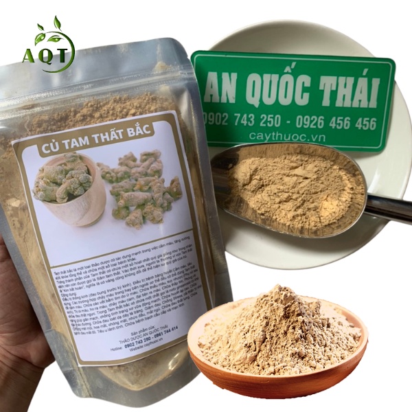 Bột Tam Thất Bắc 100g Nguyên Chất, Phòng Ngừa Ung Thư, Bồi Bổ Cơ Thể