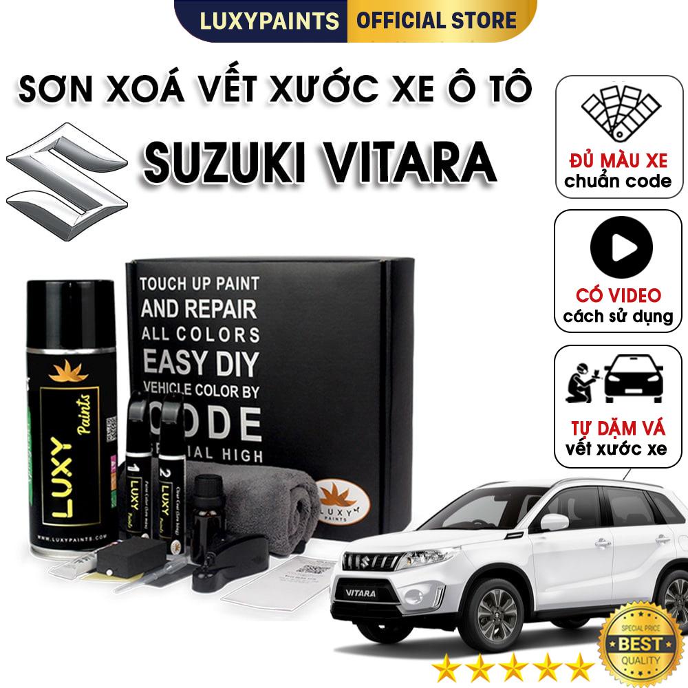 Sơn xóa vết xước xe ô tô Suzuki Vitara LUXYPAINTS, màu chuẩn theo Code dễ sử dụng độ bền cao - LP01SUVI