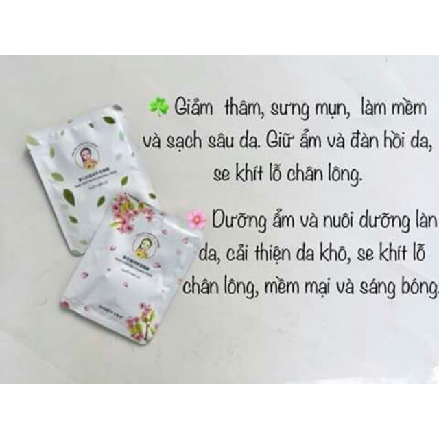 Combo 30 Miếng Mặt Mạ Nội Địa Trung dưỡng trắng, cấp ẩm, làm mịn da (mix nhiều mẫu)