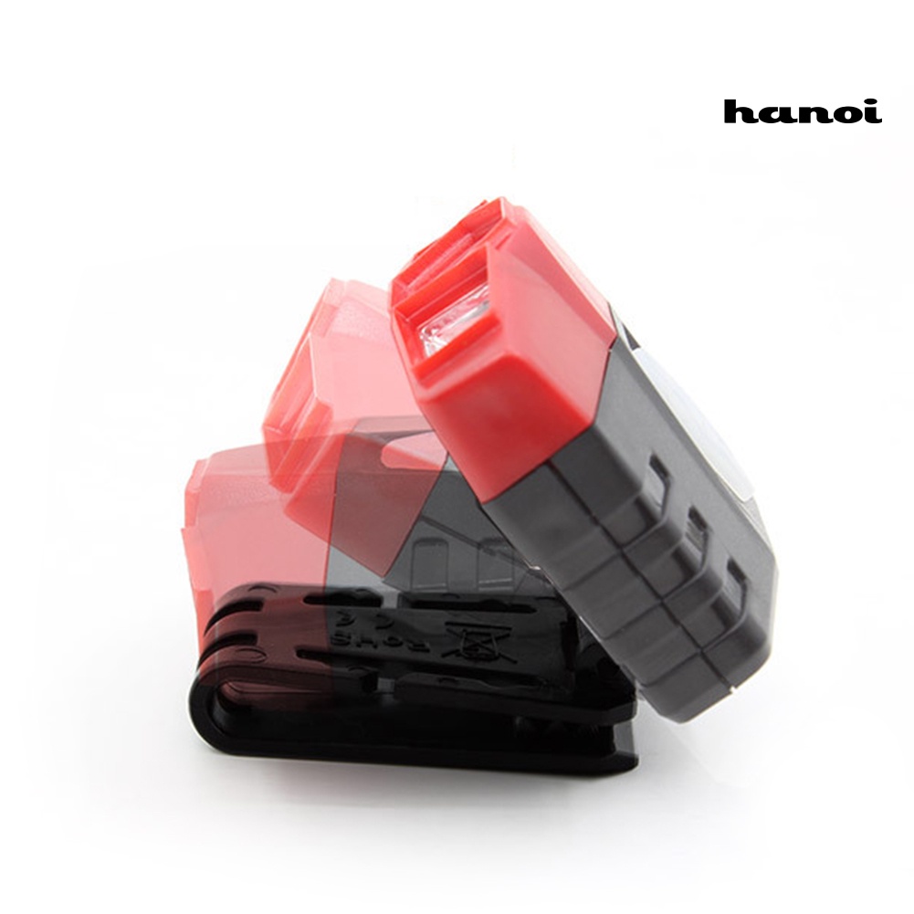 Đèn COB đội đầu cảm biến có kẹp gắn nón sạc USB cho hoạt động ngoài trời