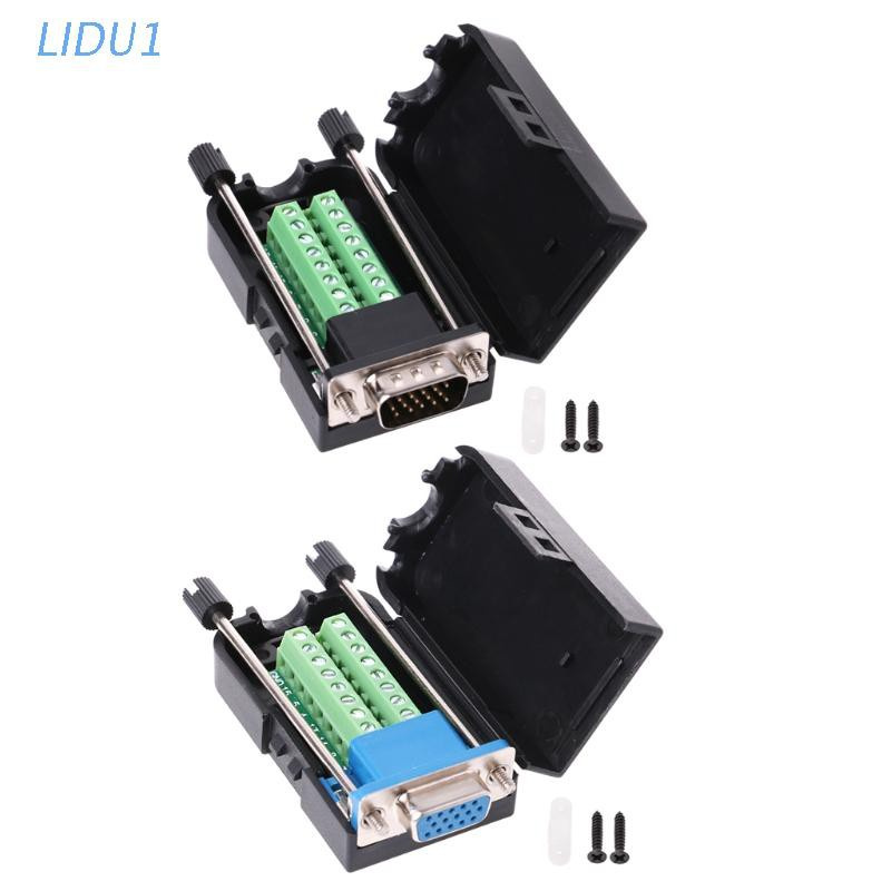 Đầu Nối Dây Cáp Âm Thanh Lidu1 D-Sub Db15 Vga