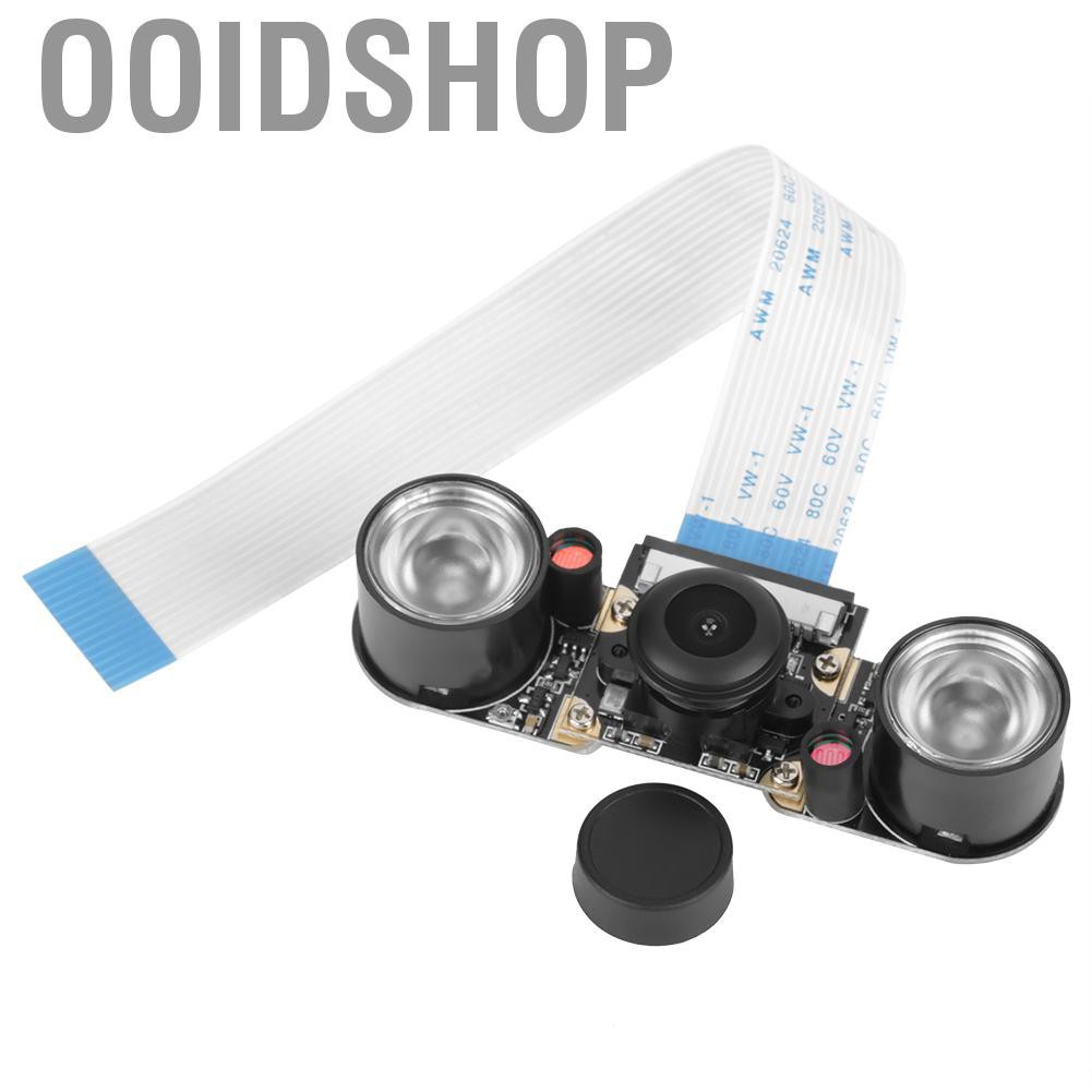 Ooidshop 5 Million Pixels Night Vision 130° Viewing Angle Camera Module Board For Raspberry Pi B 3/2