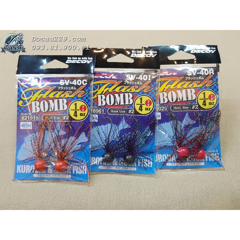 Lưỡi Câu Jig Head Decoy Flash BOMB