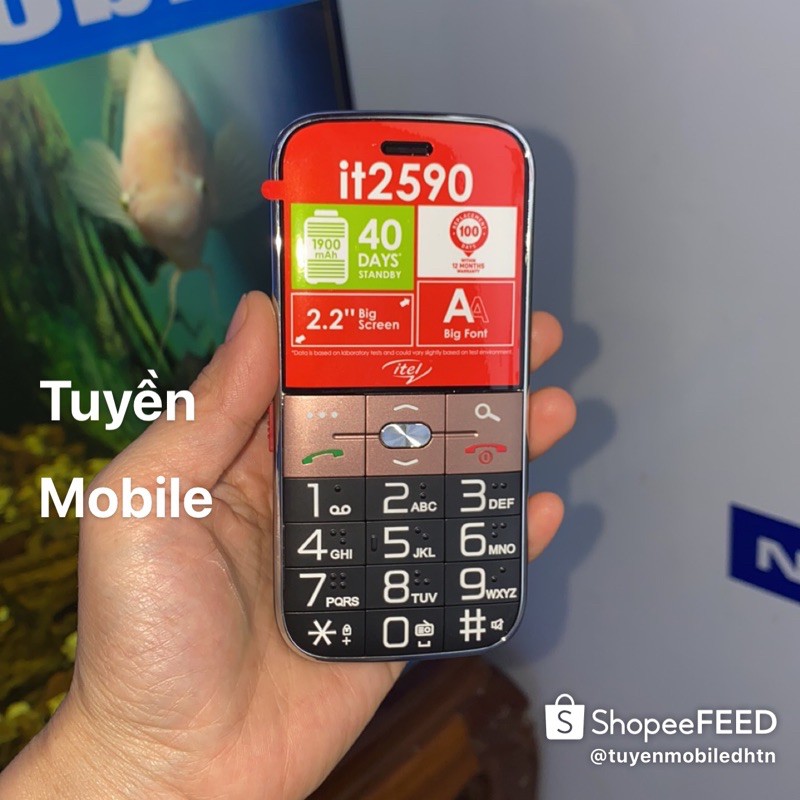 Điện thoại cho người cao tuổi Itel it2590