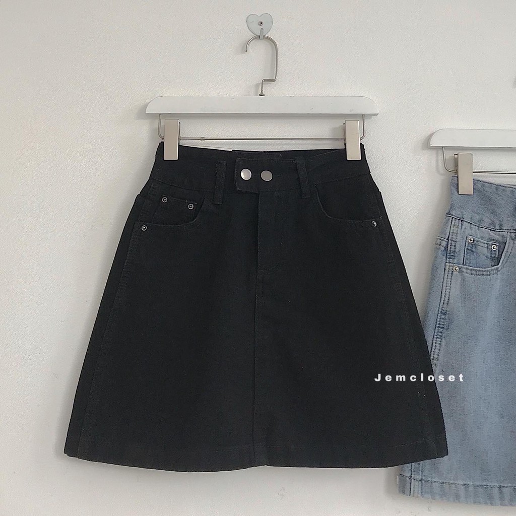 [Mã SKAMCLU7 giảm 10% tối đa 50K đơn 0Đ] Chân váy jean DJJ dáng chữ a - 3354 | BigBuy360 - bigbuy360.vn