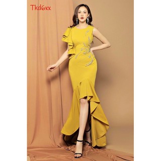 Đầm dạ hội đuôi cá sang trọng. TK