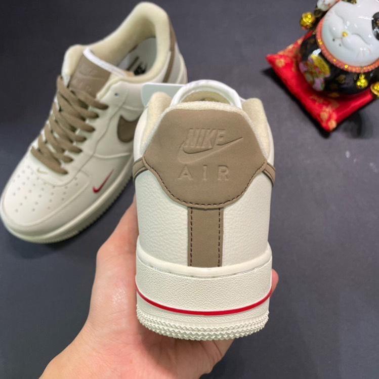 NEW Giày thể thao nam nữ AF1 vệt nâu, giày sneaker air force 1 màu mới cực đẹp full bill box . .