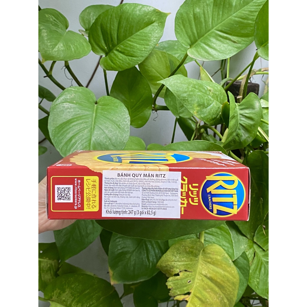 Bánh Quy Mặn Ritz Crackers (Hộp 247g)