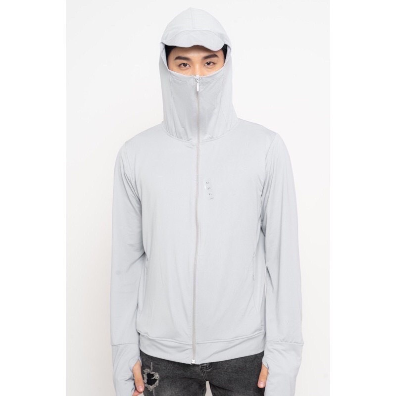 Áo Chống Nắng Nam Thông Hơi Túi Khoá,Mũ Trùm Đầu