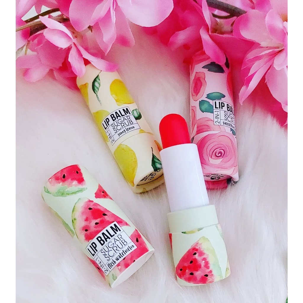 Son dưỡng tấy tế bào chết Max & More 2 trong 1 Sugar Scrub