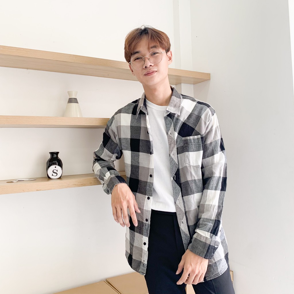 GIẢM SỐC ÁO KHOÁC SƠ MI FLANNEL 69K ÁO [ SIZE S] CARO CHỐNG NẮNG DÀI TAY HÀNG 2HAND TUYỂN CHỌN | BigBuy360 - bigbuy360.vn