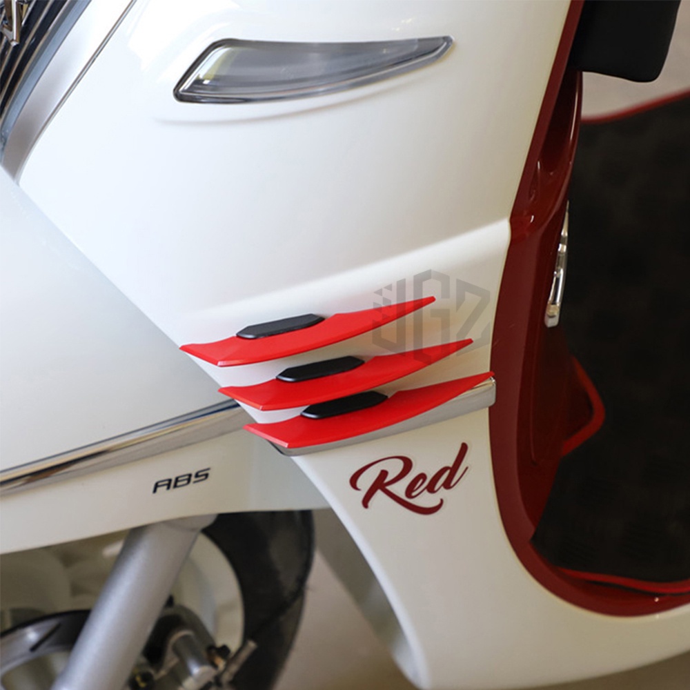 Miếng Dán Trang Trí Xe Hơi/ Xe Máy Hình Cánh Gió Bằng ABS Chống Va Chạm