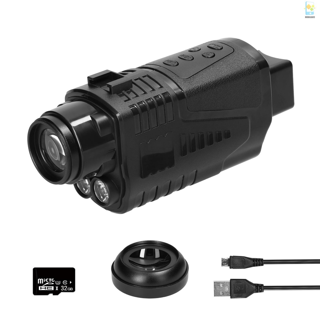 Ống Nhòm Hồng Ngoại Kỹ Thuật Số 5X Zoom 300M Tầm Nhìn Ban Đêm Có Thấu Kính Góc Rộng
