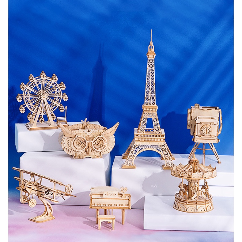 Đồ Chơi Lắp Ráp Mô Hình Lego Cổ Tích 3D Bằng Gỗ Làm Quà Tặng