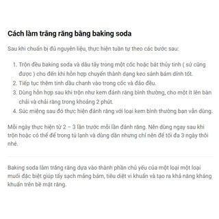 Combo 7 hộp baking soda đa công dụng