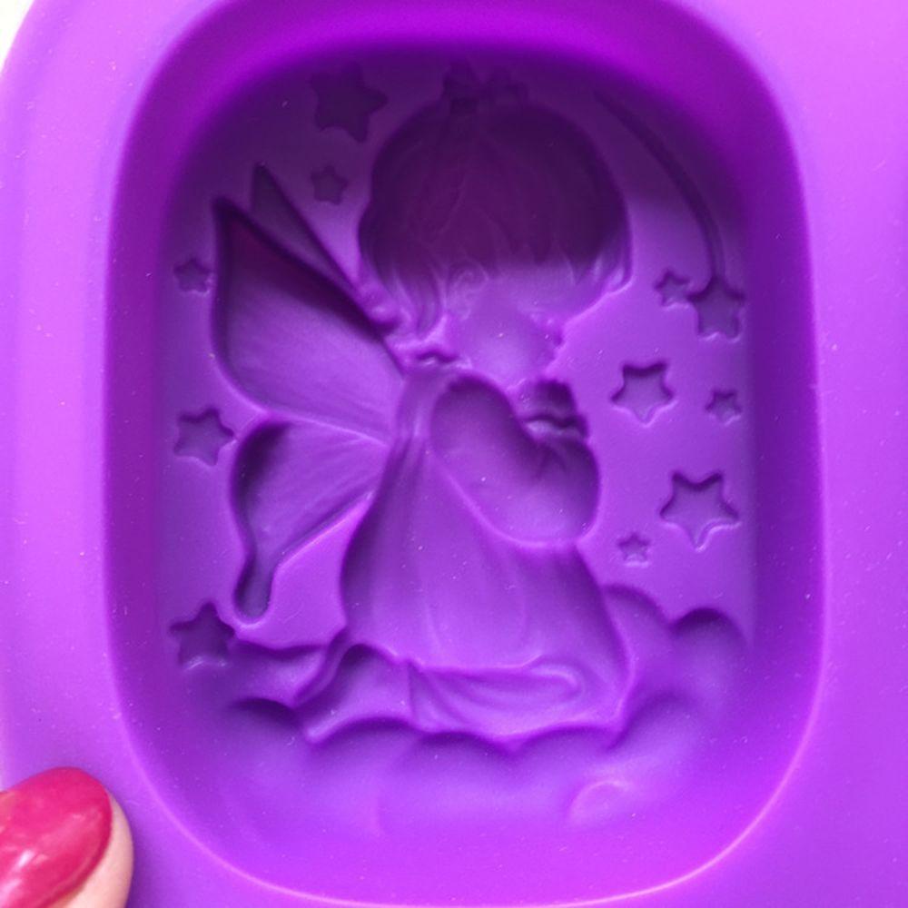 Khuôn Làm Xà Phòng Handmade Silicone 3D 4 / 6 Ô Hình Bông Tuyết