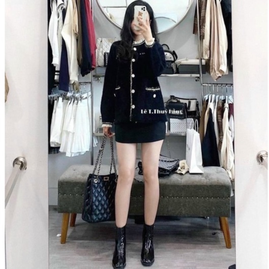 Áo khoác len lông cừu nữ cardigan [ hàng loại 1 ], chất len mềm mịn phong cách thời trang hàn quốc | BigBuy360 - bigbuy360.vn