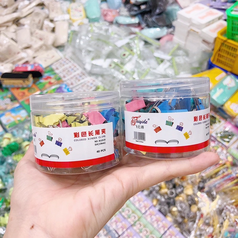 Hộp kẹp ghim giấy 40 cái