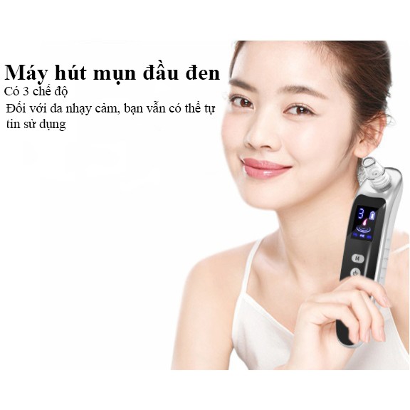 Máy Hút mụn 6 đầu trị các loại mụn Black Head Remover  - K1077