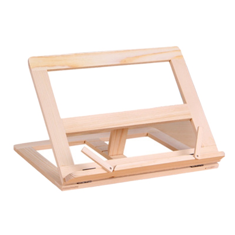 Giá đỡ sách/ máy tính bảng/ điện thoại bằng gỗ có kẹp tiện dụng