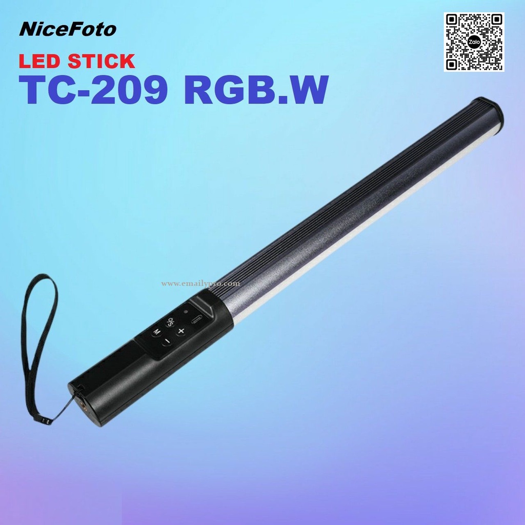 Đèn led cầm tay NiceFoto TC-209 RGB.W