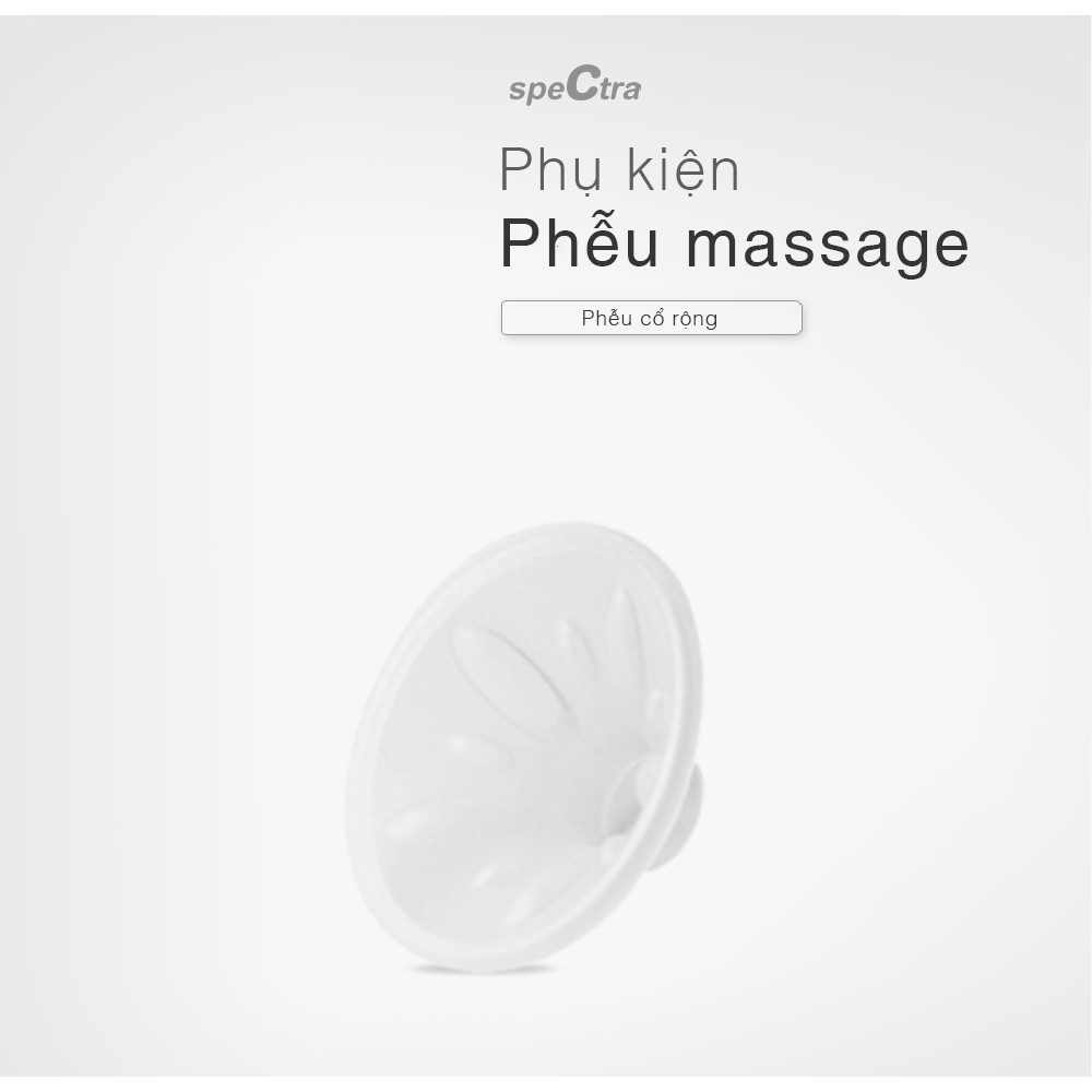 PHỄU MASSAGE SILICON SPECTRA (CỔ DÀI)