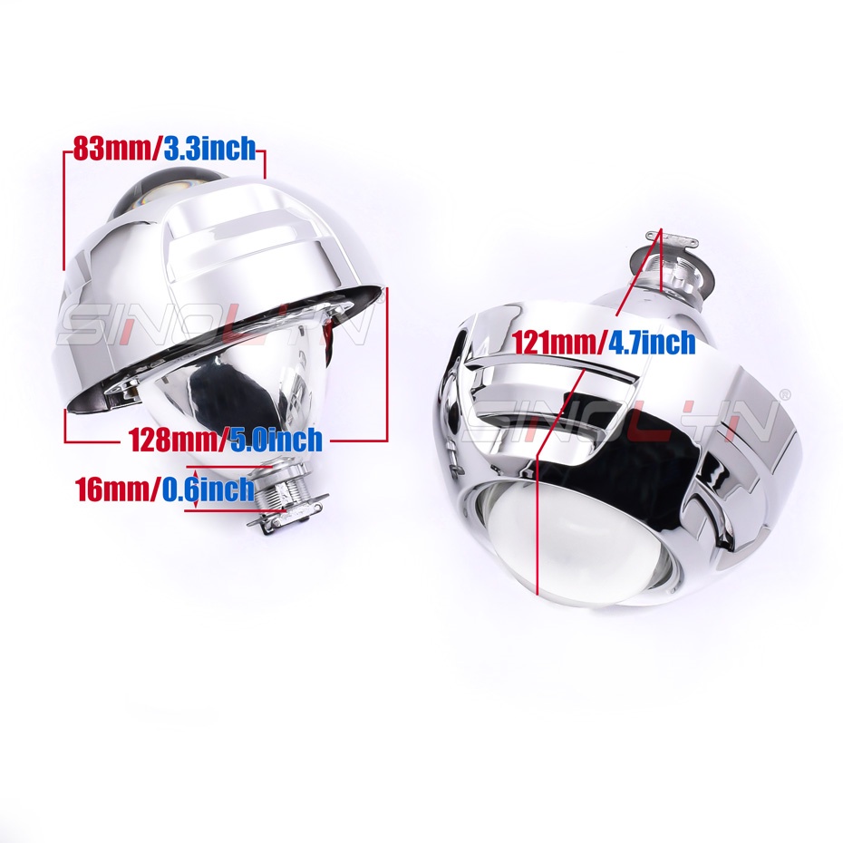 Đèn Pha LED H4 H7 3 Inch Bi Xenon DRL H1 Chuyên Dụng Cho Xe Hơi