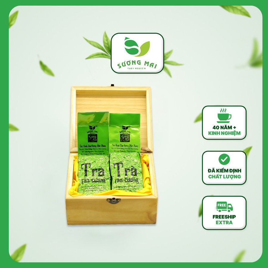 Chè Thái Nguyên Tân Cương SƯƠNG MAI Trà Đinh Hảo Hạng Loại Đặc Biệt Bùi Vị Trà Chát Dịu Hậu Ngọt Trọng Lượng 100 Gram