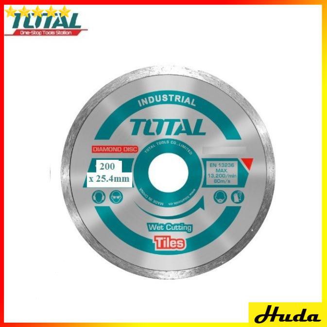 200X 25.4mm Đĩa cắt gạch ướt có phủ hợp kim nhân tạo Total TAC2122003 uio