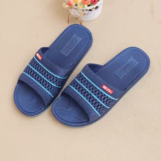 [Hàng Cao Cấp] Dép quai ngang lưới 3 sọc - Dép nhựa nam đi trong nhà, nhà tắm (From nhỏ)- DL030