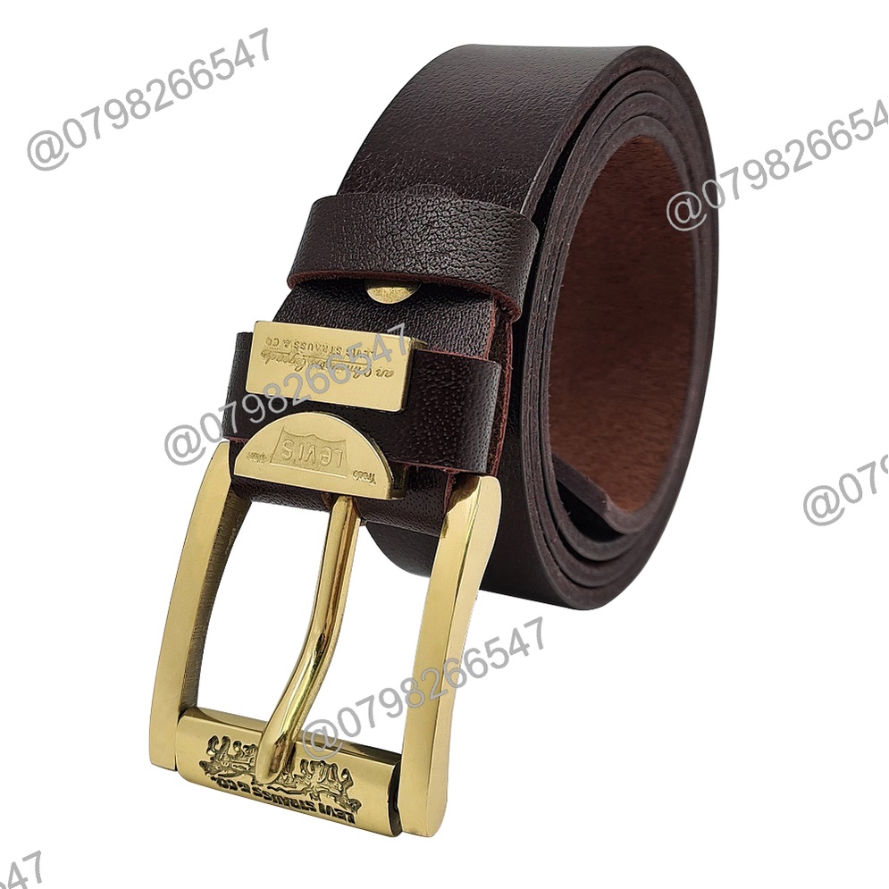 Thắt lưng nam da bò cao cấp DHM-321 | Khoá kim đầu đồng nguyên khối xoay y 360 | Bảo hành 12 tháng