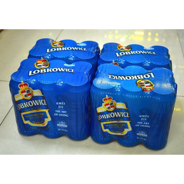 Bia Lobkowicz không cồn - Non Alcohol - 24 lon