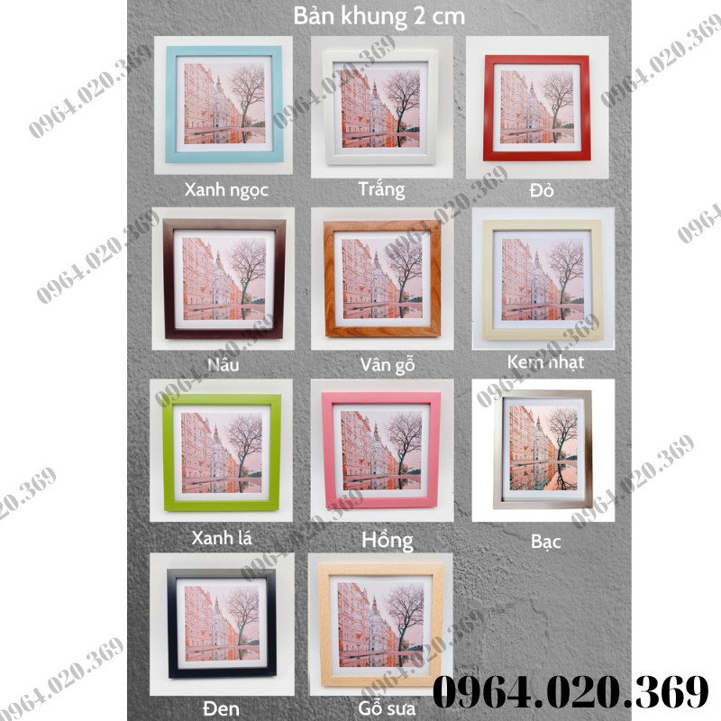 Khung Ảnh Để Bàn 10x15, 13x18, 15x21 Mặt Mika Giá Rẻ - Khung Hình Để Bàn kèm chân đế