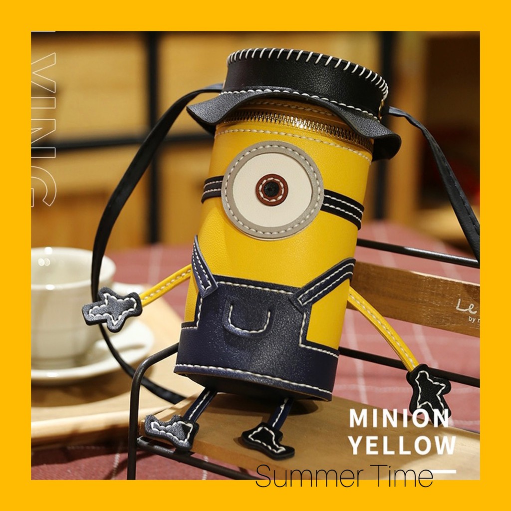 Túi tự đan Minion dễ thương - DIY (Set nguyên liệu)