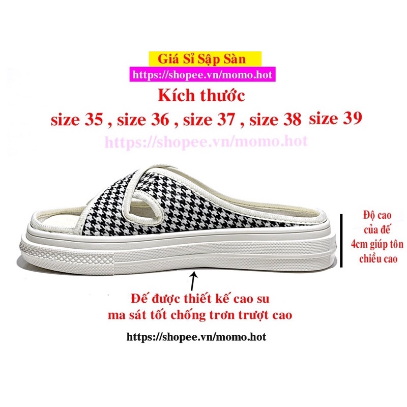 Dép Nữ Quai Chéo Thời Trang Trẻ Trung Sành Điệu ( mã DQC-130)