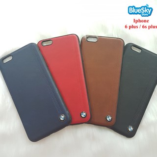 Ốp lưng Iphone 6 Plus / 6s Plus da cao cấp logo bmw