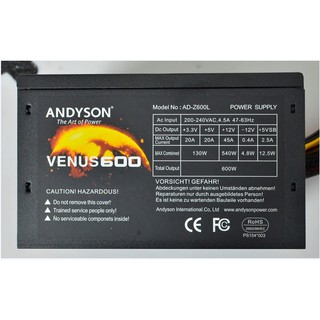 Nguồn máy tính AndysonVenus 600W