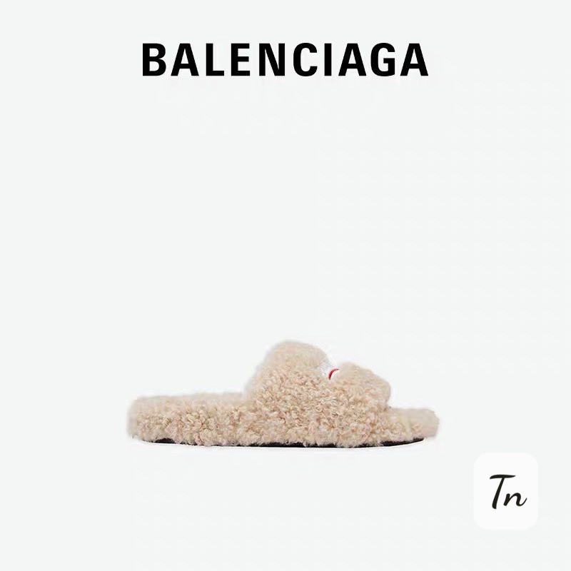 Dép balen lông cừu quai ngang fullbox